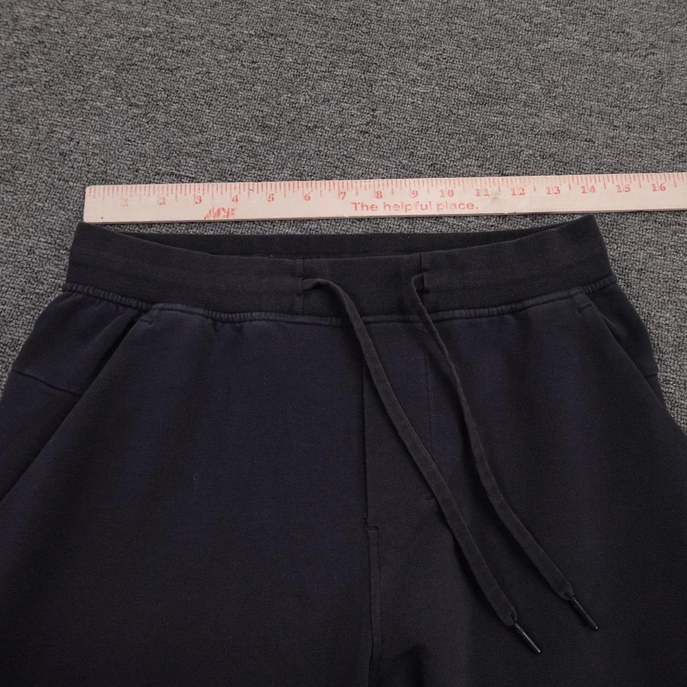 Lululemon Sweatpants Mens Small 32x29 Black Knit Jogger Elastic Waist Pockets